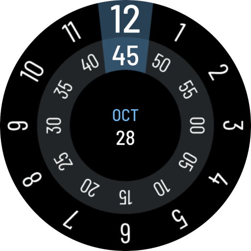 Rotate - Digital Watch Face Download on Windows