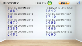 screenshot of 4D Number Machine
