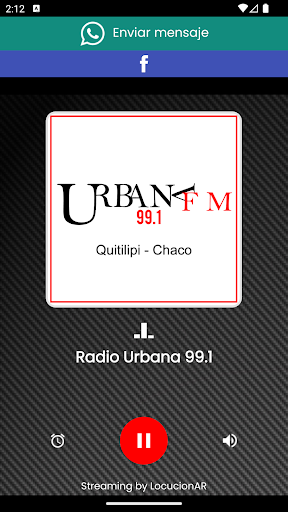 Android application Radio Urbana 99.1 screenshort