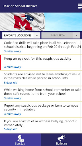 Marion StudentProtect Screen 2