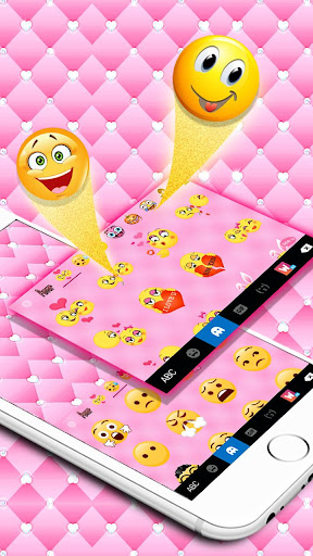 Leather Pink Bow Theme Screen 3