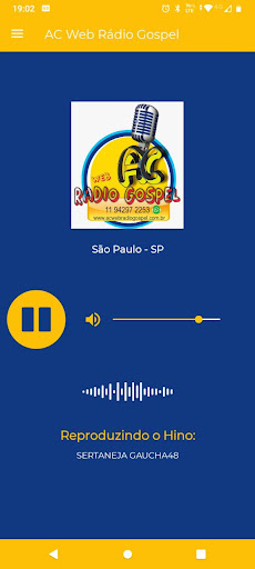 AC Web Rádio Gospel Screen 2