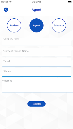 Android application UnizPortal screenshort