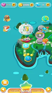 Bubble Pop - elf island