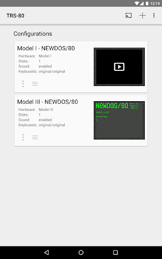 Android application TRS-80 Emulator screenshort