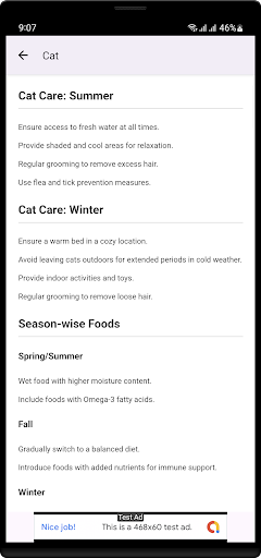 Pets Care Screen 2