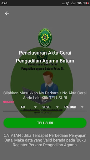 SISMAIL PA.BATAM Screen 3