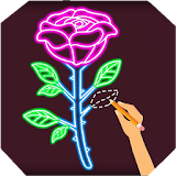 Draw Glow Flower icon