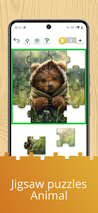 Animal jigsaw puzzles games