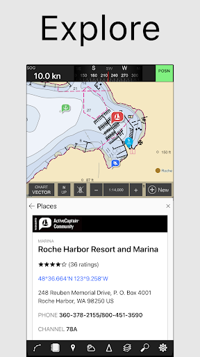 Android application Coastal Explorer screenshort