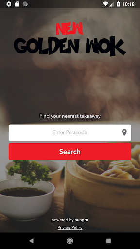 Android application New Golden Wok screenshort