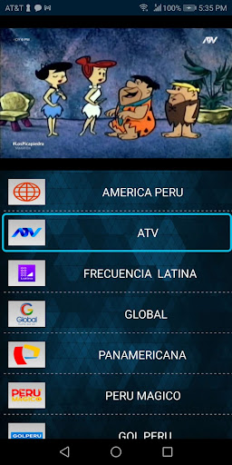Android application TvmiaTV screenshort
