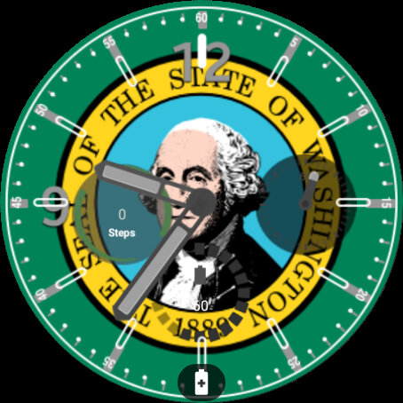 Washington Flag Watchface Screen 3