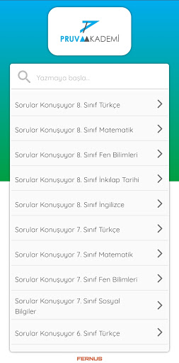 Android application Pruva Akademi Video Çözüm screenshort