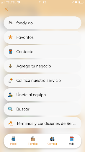 Android application Foody Go screenshort