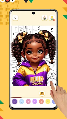 Game screenshot Ebony Story Color By Number apk download
