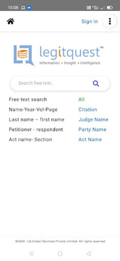 Android application Legitquest Research screenshort