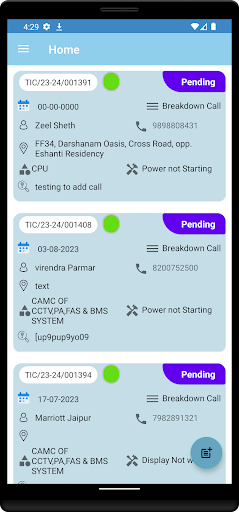 LinkArise Field Service Screen 2