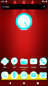 Inverted White Cyan Icon Pack