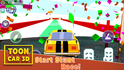 Toon Car Stunt Simulator 3D Screen 2