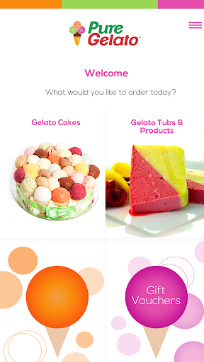 Android application Pure Gelato screenshort