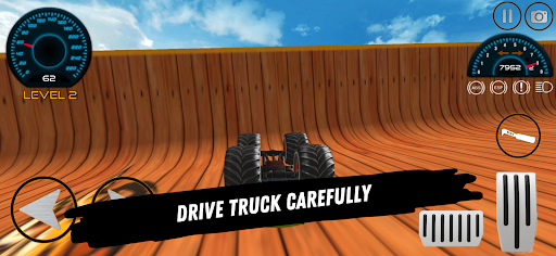 Android application Monster Truck Stunt Master screenshort