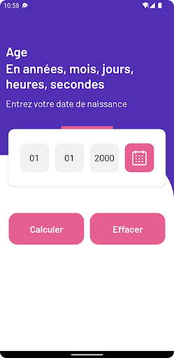 Aperçu de l'application