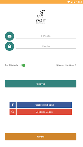Android application Yazıt Yayınları screenshort