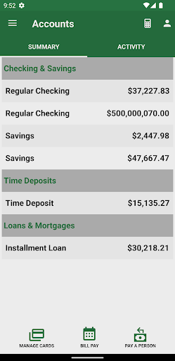 Sundown State Bank Mobile Screen 3