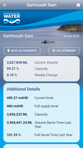 Goulburn Murray Water Mobile Screen 3