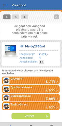 VraagBod: Vraag, aanbod, deal! Screen 3