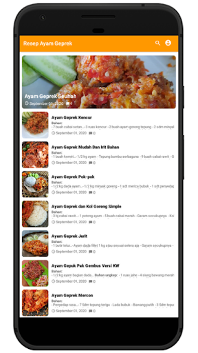 Resep  Ayam Geprek Masakan Rum