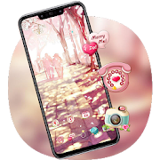 Romance love couple theme for Note 3