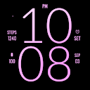 Pure Pink Light Watch Face