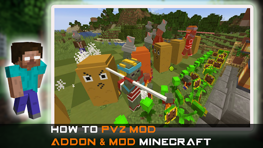 Screenshot 1 PvZ Mod Addon For Minecraft android