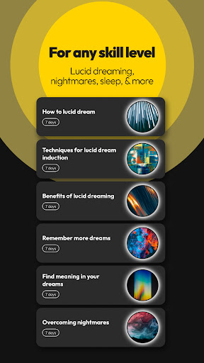 DreamWell: Lucid dreaming Screen 3