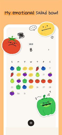 Android application My Veggie Diary screenshort