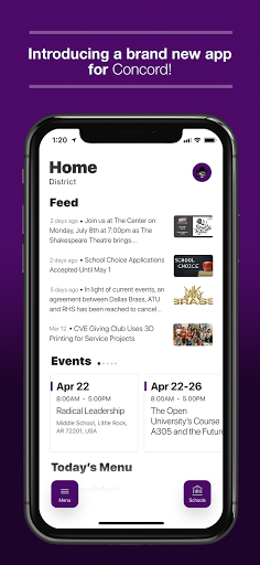 Android application Concord School District, AR screenshort