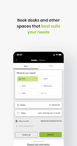 Deloitte MyPlace Screen 2
