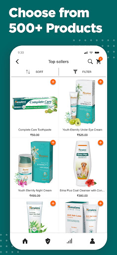 Android application Himalaya Wellness (India) screenshort