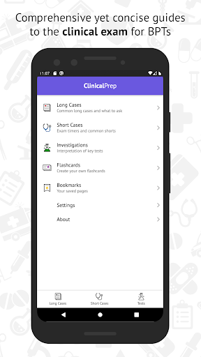 Android application BPT ClinicalPrep screenshort