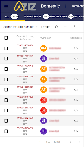 Aziz Shipping - Customer App