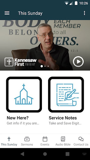Android application KennesawFirst screenshort