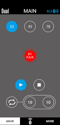 Android application Dual CS529 BLE Remoter screenshort