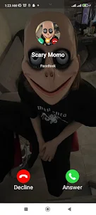 Scary Momo Video Call and Chat