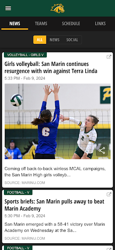 San Marin Athletics Screen 2
