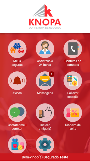 Android application Knopa Corretora de Seguros screenshort