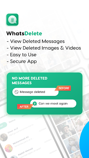 WhatsDelete: Pulihkan pesan screenshot 1