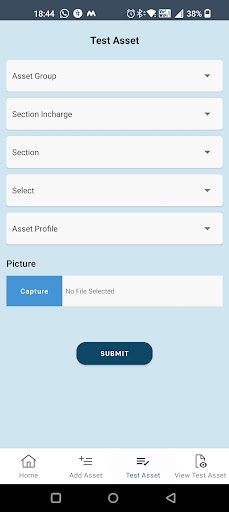 Hubli Asset Management Screen 3