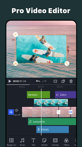 Android application OviCut - Smart Video Editor screenshort